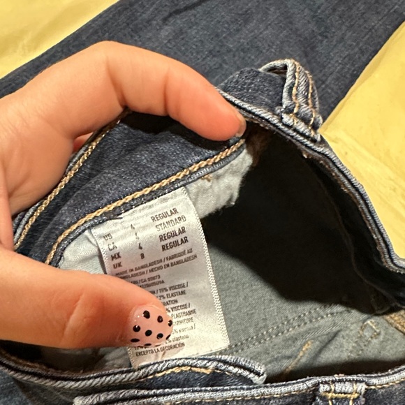 American Eagle Outfitters Women's Dark Blue Skinny Jeans Size 4 - Picture 3 of 7